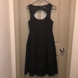 Black lace dress